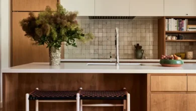 sade ada mutfak dekorasyonu