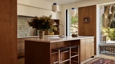 sade mutfak dekorasoynu ahşap