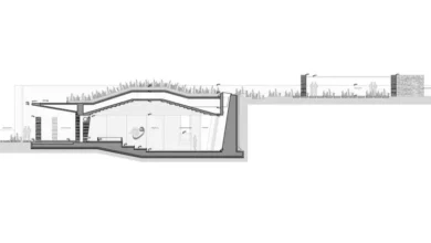 sancaklar cami kesit çizimi