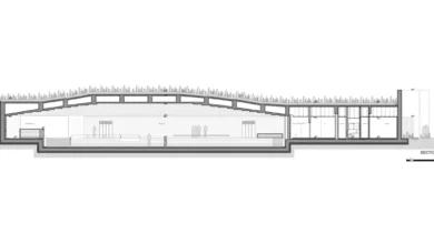 sancaklar camii kesit çizimi