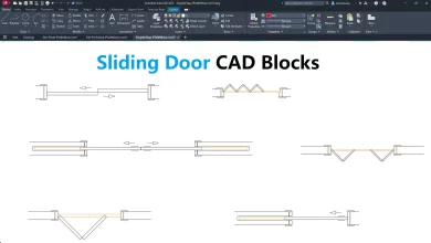 sürgülü kapı dwg, Sliding Door Cad Blocks, autocad drawing