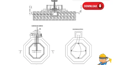süs havuzu dwg, autocad tefrişleri