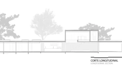 taş ev kesit çizimi