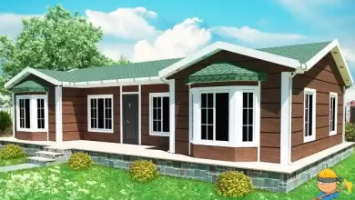 tek katlı prefabrik ev modelleri