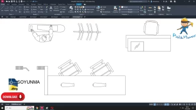 terzi masası dwg çizimi, Tailor's Table dwg, autocad drawing